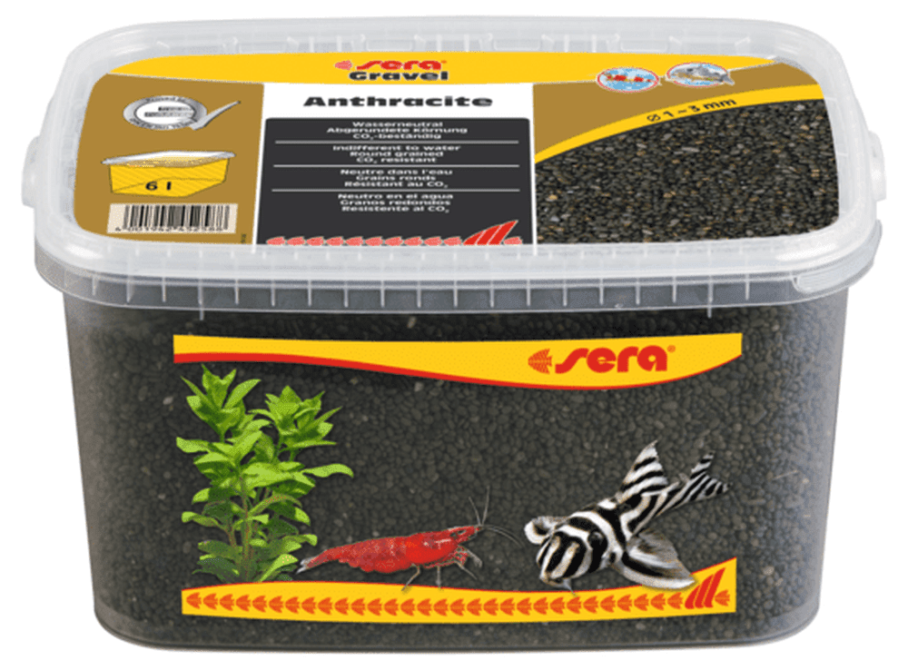 Sera Gravel Anthracite 1-3mm 6L Aquarium Substrate & Gravel Sera