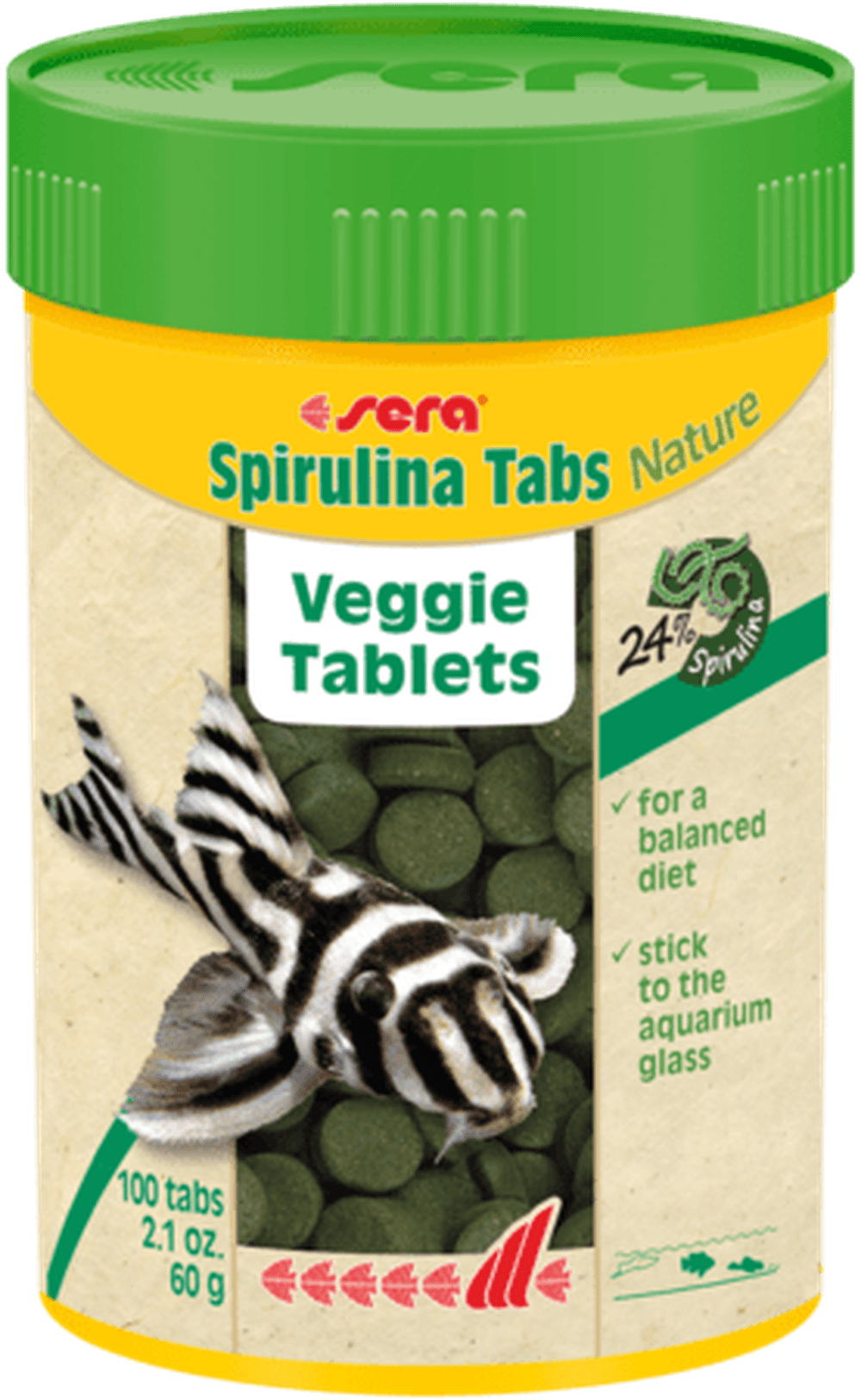 Sera Spirulina Tabs Nature 2.1oz