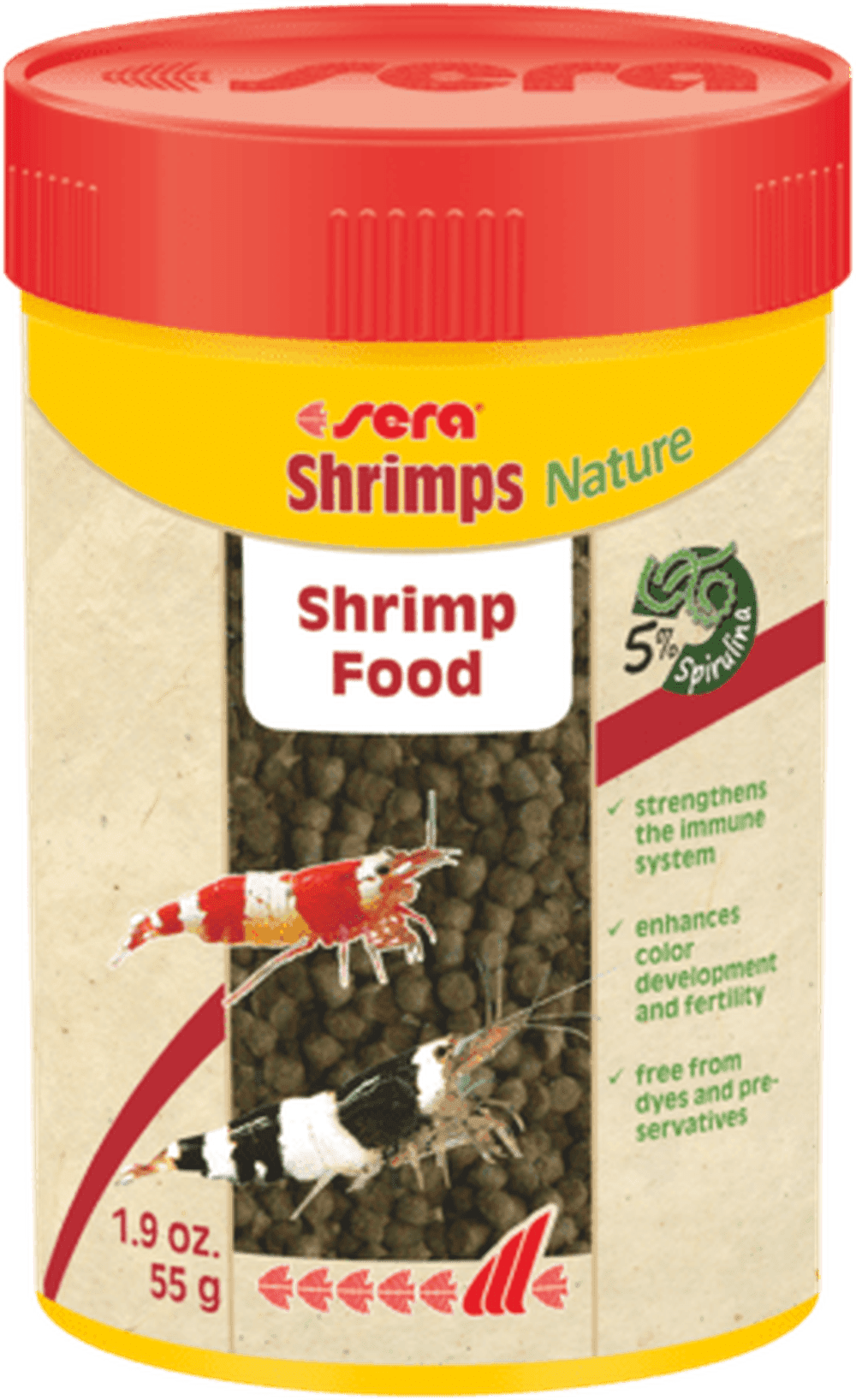 Sera Shrimps Nature 1.9oz Aquatic Diet Sera 