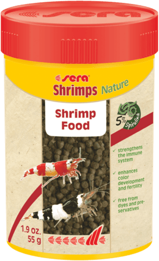 Sera Shrimps Nature 1.9oz Aquatic Diet Sera