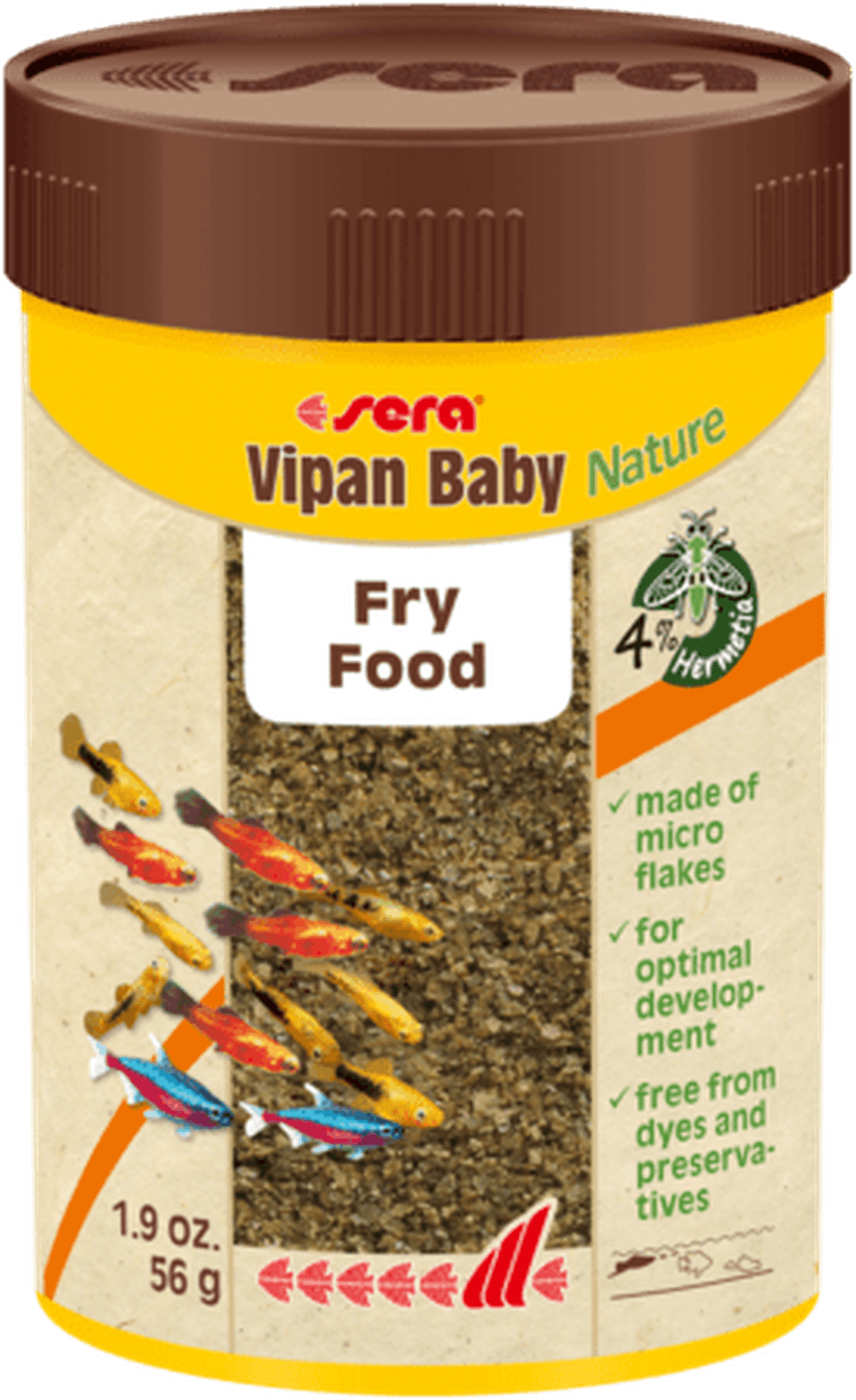 Sera Vipan Baby Nature 1.9oz Aquatic Diet Sera