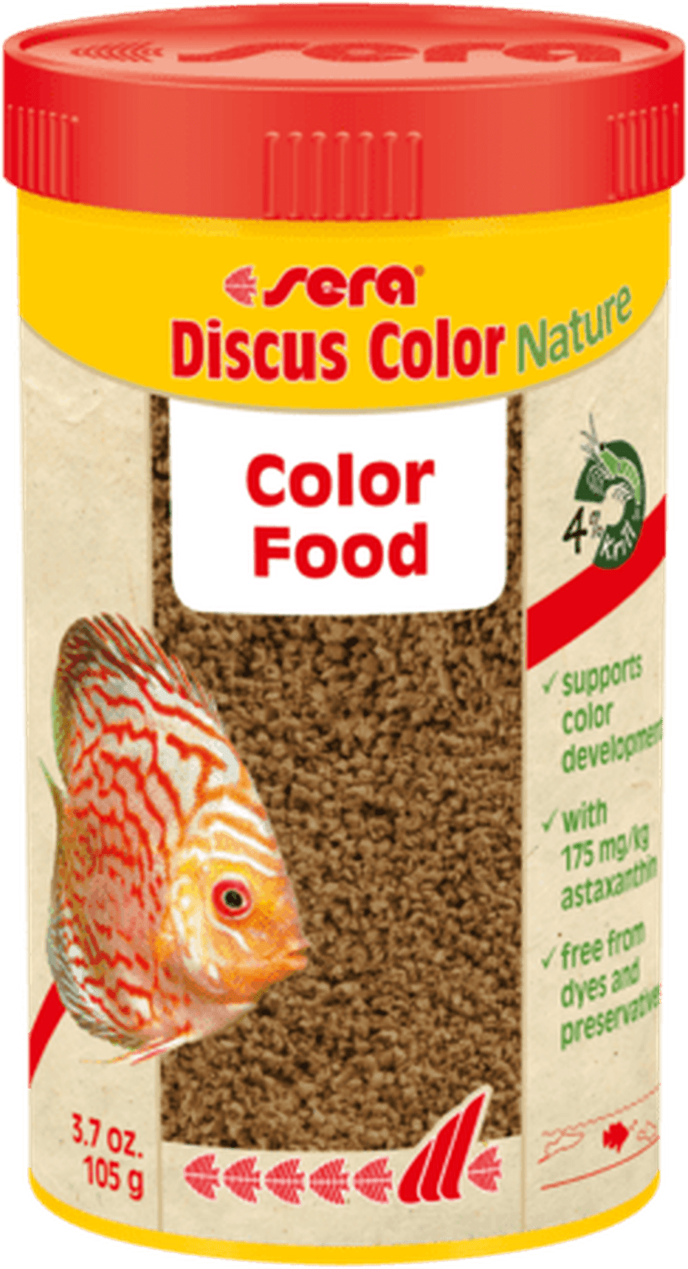 Sera Discus Color Nature 3.7oz Aquatic Diet Sera