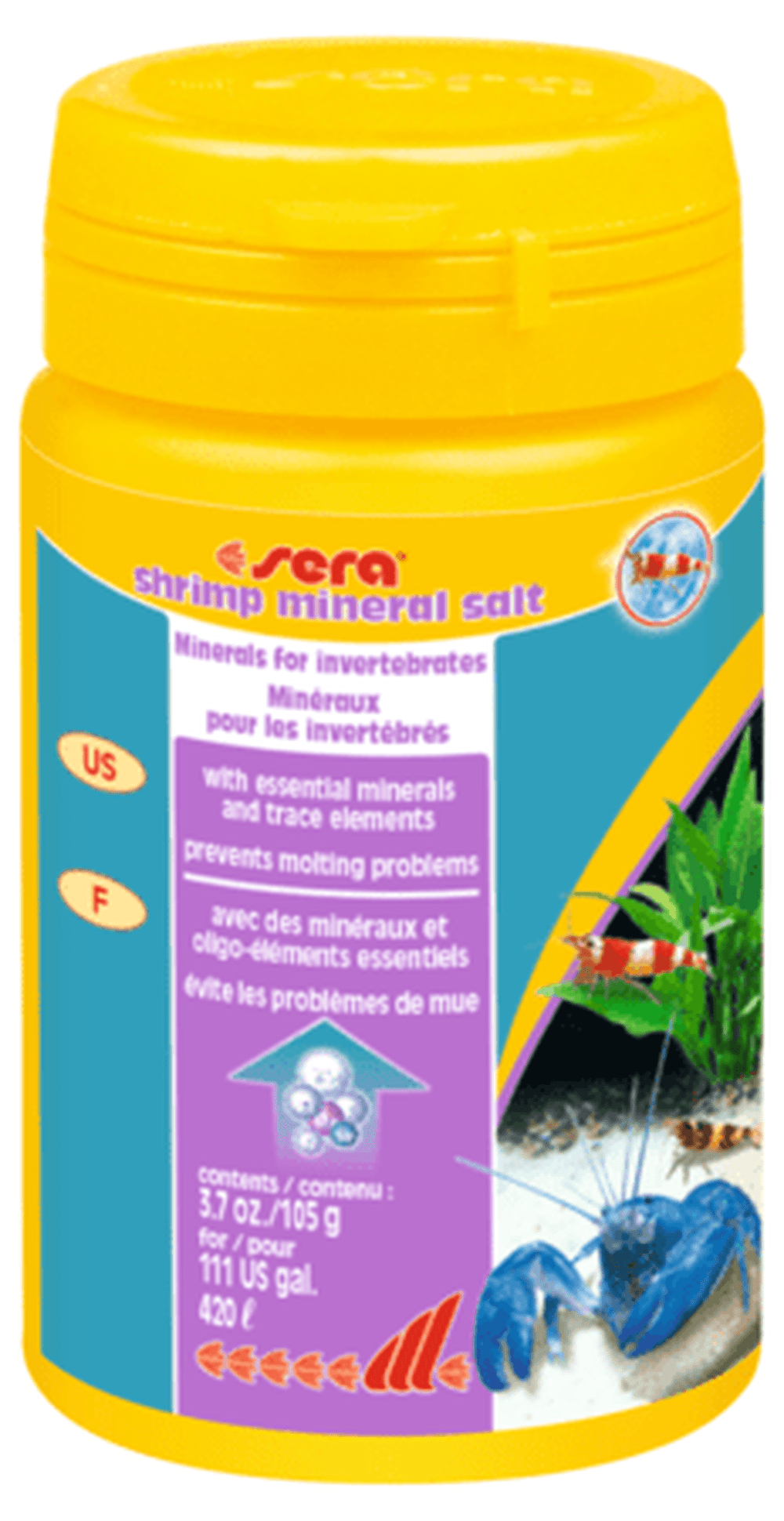 Sera Shrimp Mineral Salt 3.7oz