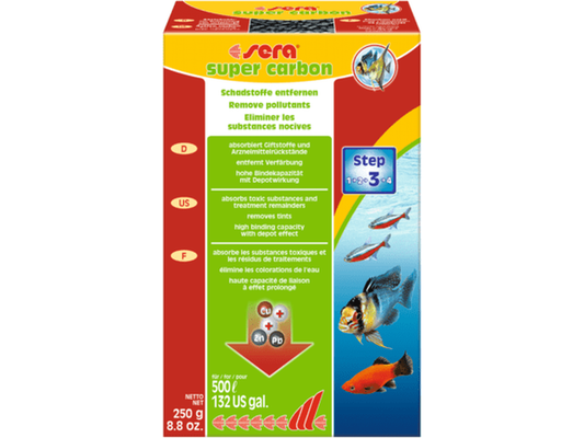 Sera Super Carbon 8.8oz Aquarium Additives Sera