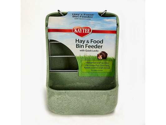 Kaytee Hay & Food Bin Feeder Kaytee