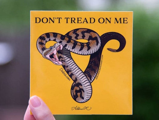 Don't Step On Snek Sticker