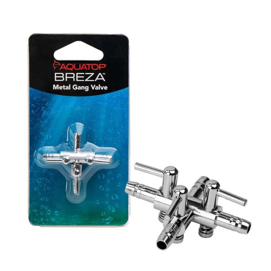 Aquatop BREZA Metal Gang Valve 3-Way Fish Supplies Aquatop