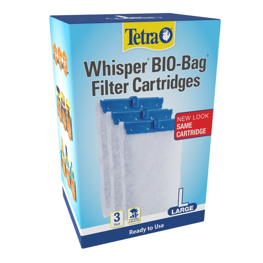 Tetra Whisper Bio-Bag Cartridge for IQ and PF Filters 1ea/3 pk, LG Aquarium Filtration Tetra