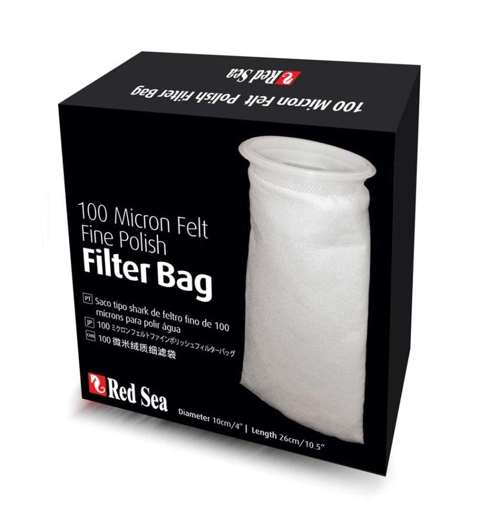 Red Sea Reefer Fine Felt Polishing Filter Socks White, 1ea/4 In X 10.5 in Aquarium Filtration Red Sea