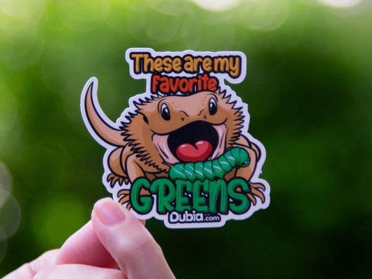 Favorite Greens Sticker Sticker Dubia.com 