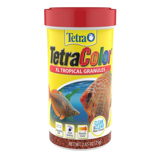 Tetra TetraColor Tropical Granules Fish Food 1ea/2.65 oz Aquatic Diet Tetra