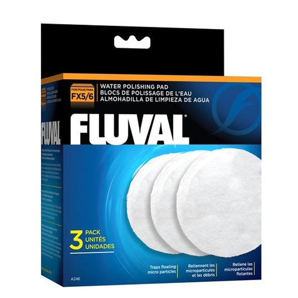 Fluval Quick Clear-Water Polishing Pad, FX4/FX5/FX6, 3pk Fish Supplies Fluval