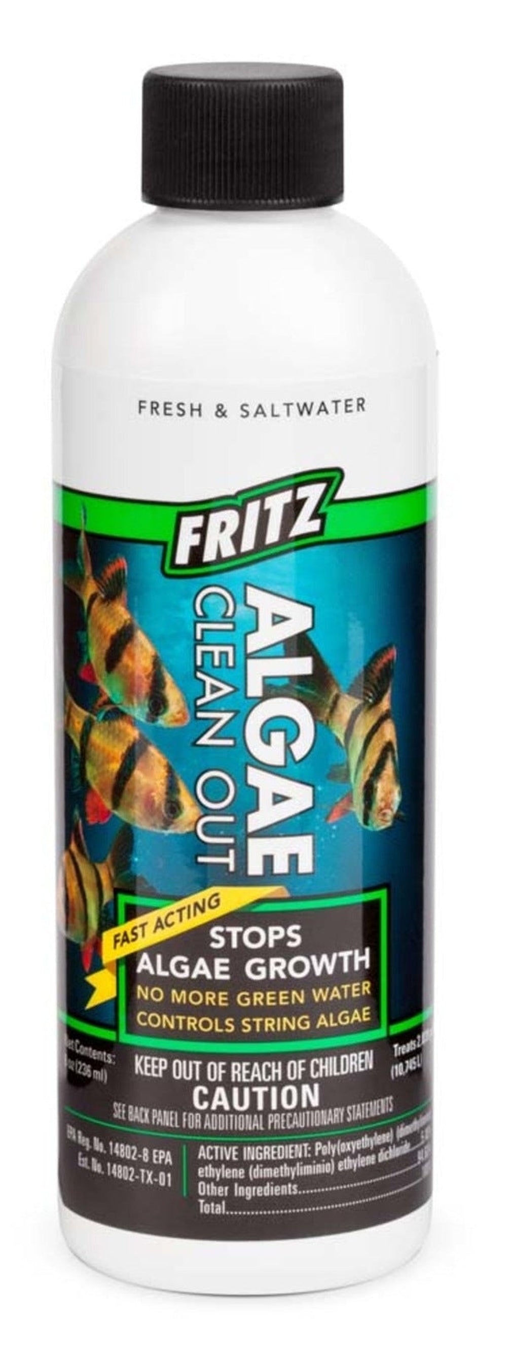 Fritz Algae Clean Out 8 fl oz Aquarium Additives Fritz