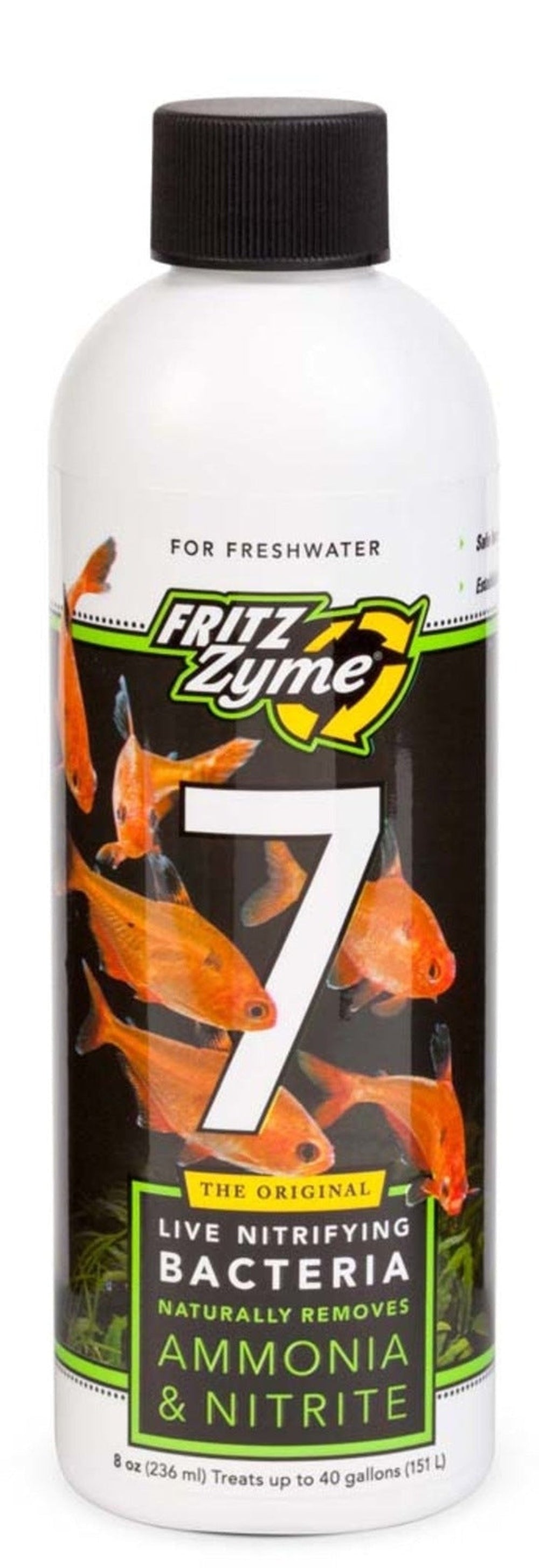 Fritz FritzZyme 7 Freshwater Live Nitrifying Bacteria 8 fl oz Aquarium Additives Fritz