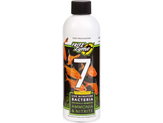 Fritz FritzZyme 7 Freshwater Live Nitrifying Bacteria 8 fl oz Aquarium Additives Fritz