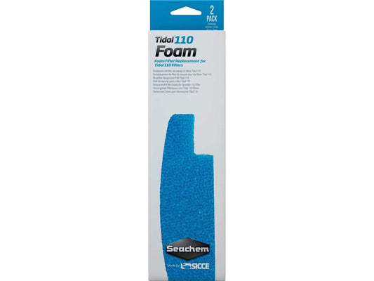 Seachem Laboratories Tidal Foam Sponge For Tidal 110 Filters, Blue, 1ea/2 pk