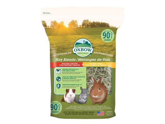 Oxbow Animal Health Hay Blends Western Timothy & Orchard Grass Hay Blends 1ea/90 oz