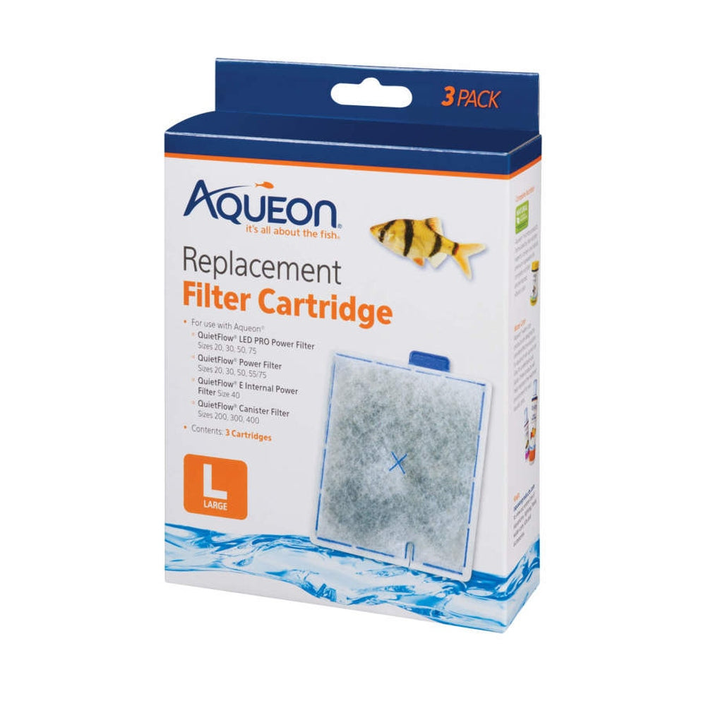 Aqueon Replacement Filter Cartridges, Large - 3 pk Filter & Accessories Aqueon