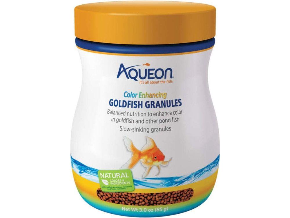 Curated visual reference: Gallery Detail: Aqueon Goldfish Granules Color Enhancing 3Oz