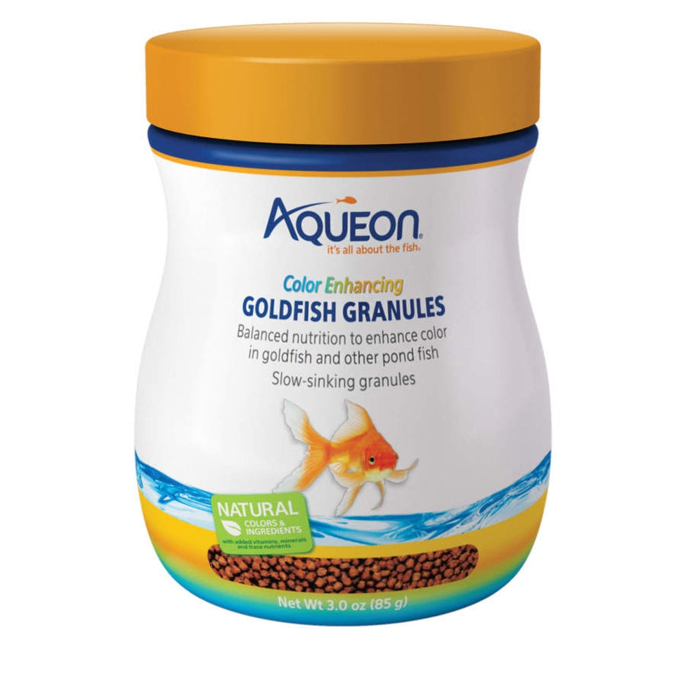 Aqueon Goldfish Granules Color Enhancing - 3oz fish food Aqueon