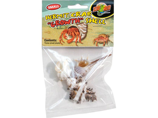 Zoo Med Hermit Crab Growth Shell Assorted, 1ea/SM, 3 pk Zoo Med Aquatic 