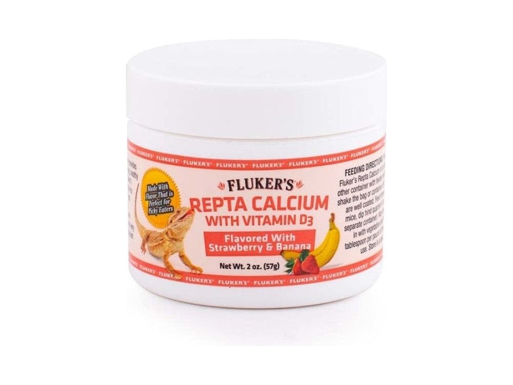 Fluker's Repta Strawberry-Banana Flavored Calcium with Vitamin D3 /2 oz Fluker's 