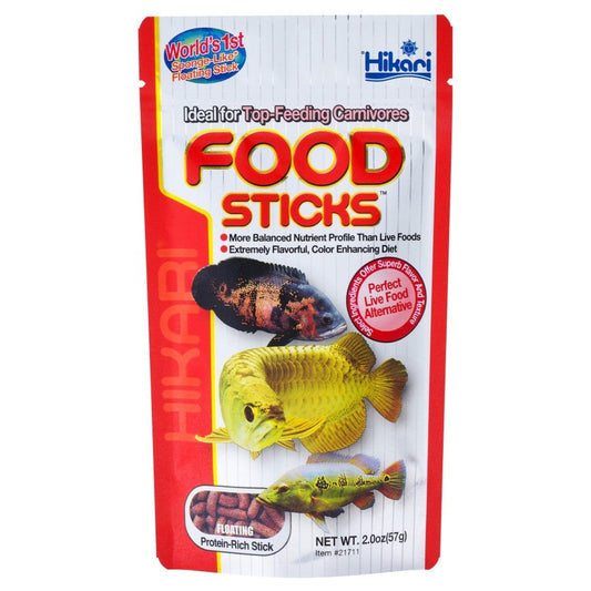 Hikari Food Sticks™ Floating Fish Food 2 oz Aquatic Diet Hikari