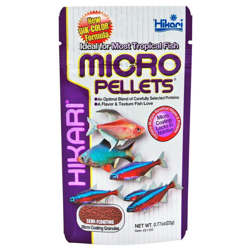 Hikari Tropical Pellets Fish Food 0.77 oz Aquatic Diet Hikari