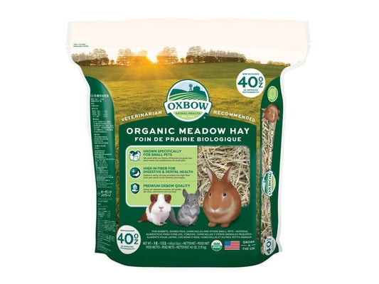 Oxbow Animal Health Organic Meadow Hay Small Animal Treat 1ea/40 oz