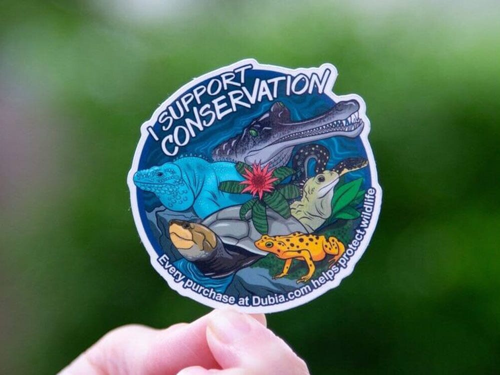 I Support Conservation Sticker Sticker Dubia.com 