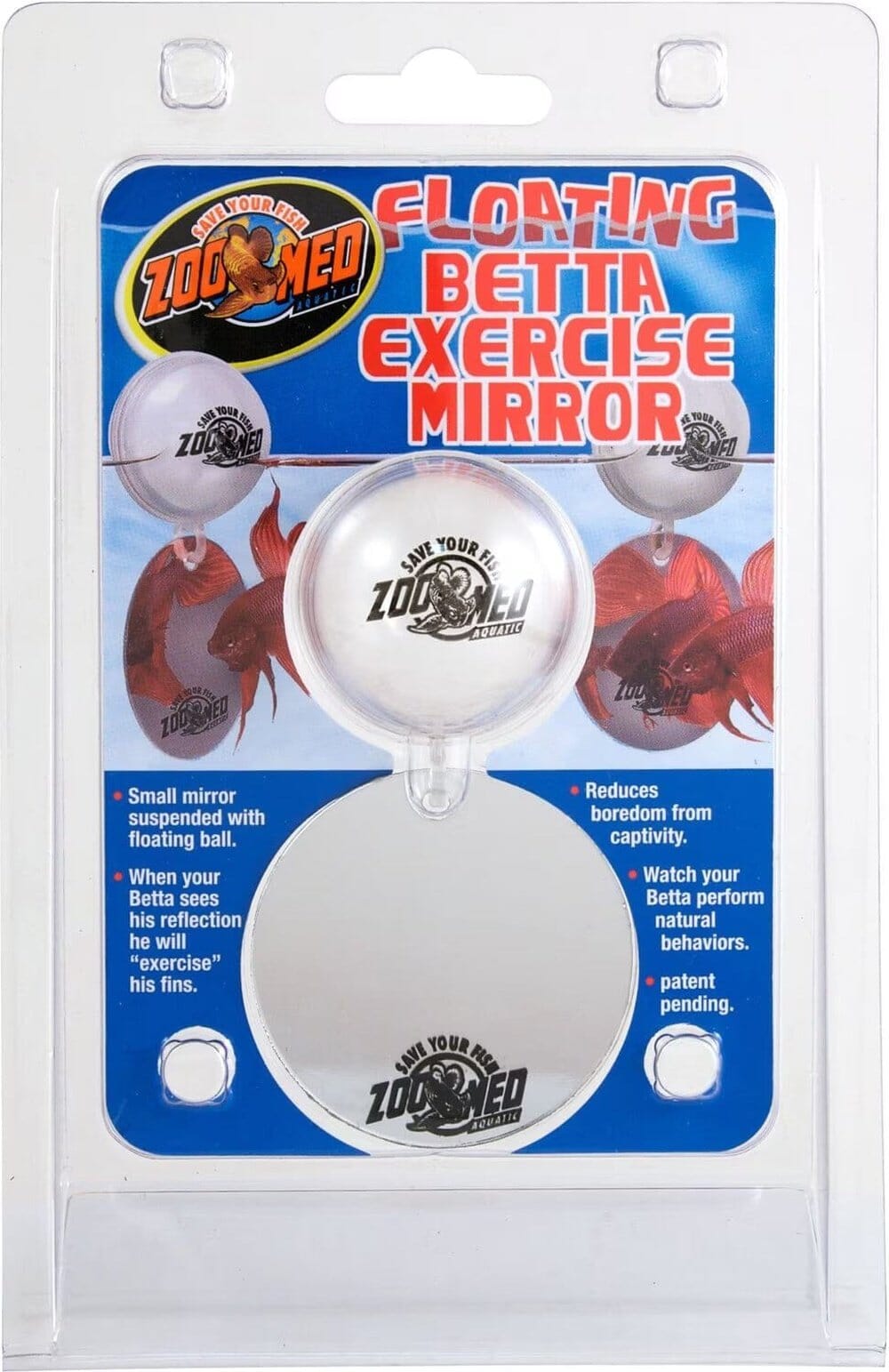 Zoo Med Floating Betta Exercise Mirror Zoo Med 