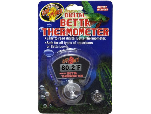 Zoo Med Digital Betta Aquarium Thermometer Black, 1ea Zoo Med Aquatic 