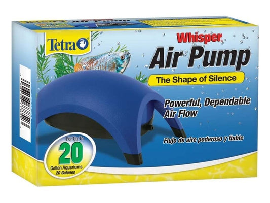 Tetra Whisper Aquarium Non-UL Air Pump Blue, 1ea/20 gal Tetra