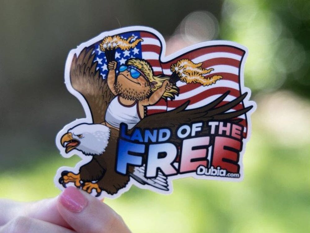 Land of the Free Sticker