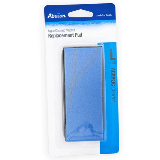 Aqueon Algae Cleaning Magnet Replacement Pad, Glass Cleaning, Large Fish Supplies Aqueon