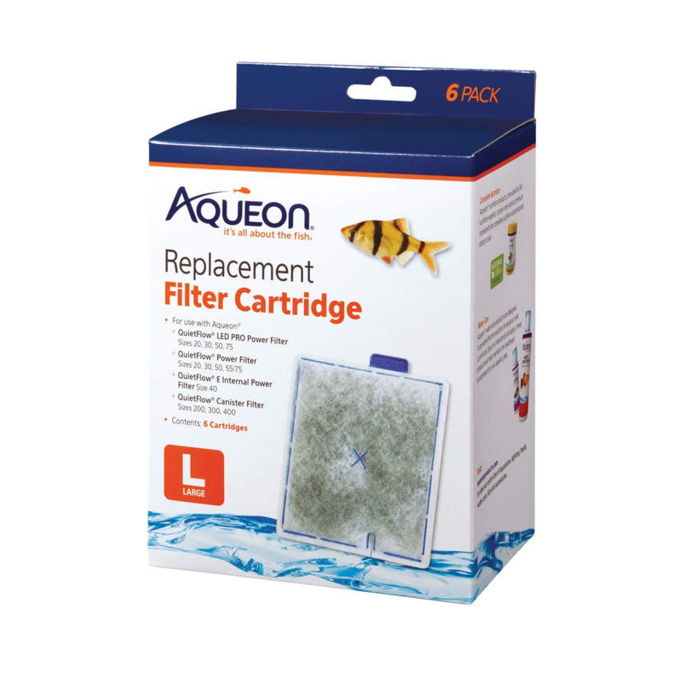 Aqueon Replacement Filter Cartridges, Large - 6 pk Filter & Accessories Aqueon