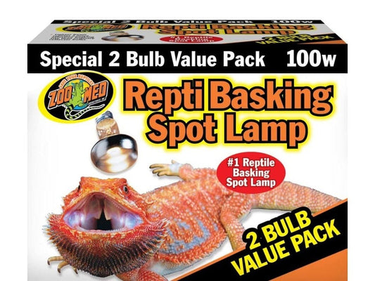 Zoo Med Repti Basking Spot Lamp 1ea/100 W, 2 pk
