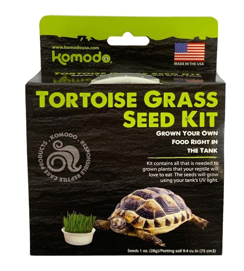 Komodo Grow Your Own Grass Seed Kit for Tortoise 6.5 in Komodo 