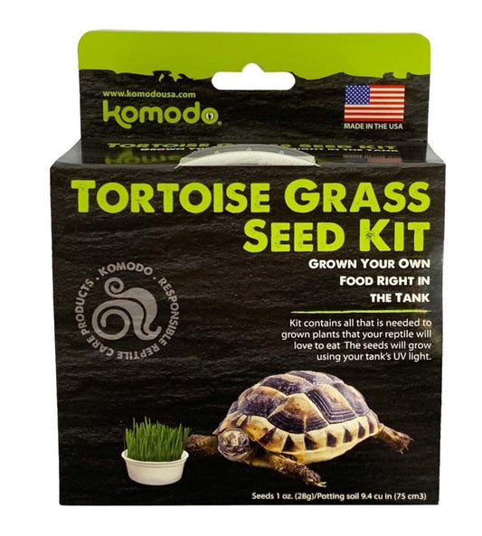 Komodo Grow Your Own Grass Seed Kit for Tortoise 6.5 in Komodo