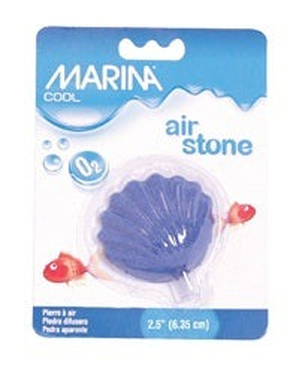 Marina Cool Clam Airstone, Blue