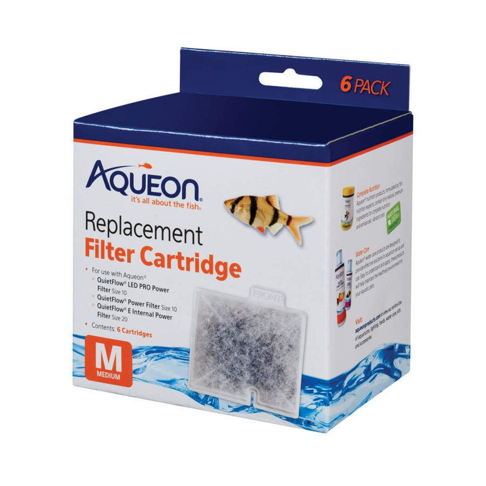 Aqueon Replacement Filter Cartridges, Medium - 6 pk Filter & Accessories Aqueon