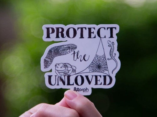 Protect the Unloved Sticker Sticker Dubia.com 