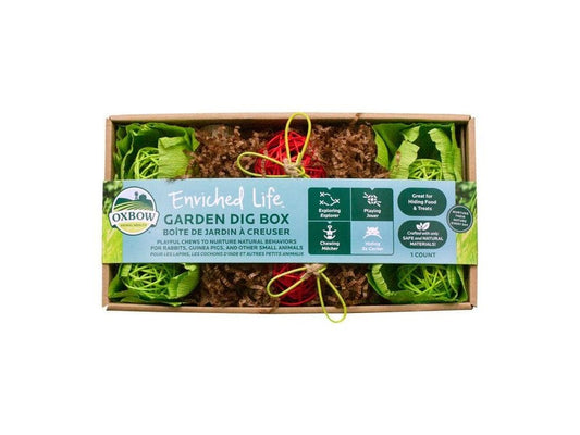 Oxbow Animal Health Enriched Life Garden Dig Box Small Animal Chew Toy