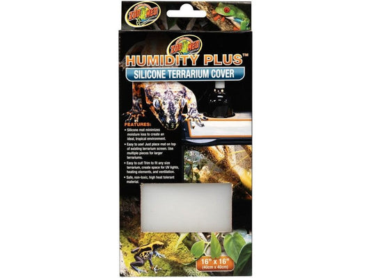 Zoo Med Humidity Plus Silicone Terrarium Cover 1ea/16In X 16 in