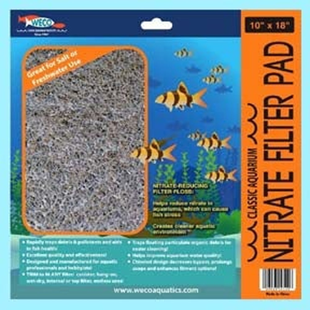 Weco Nitrate Filter Pad, 10" x 18" Fish Supplies Weco