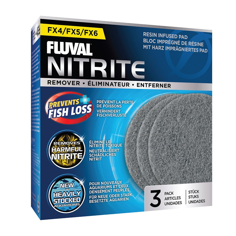 Fluval FX4/FX5/FX6 Nitrite Remover Pad, 3pk Fish Supplies Fluval