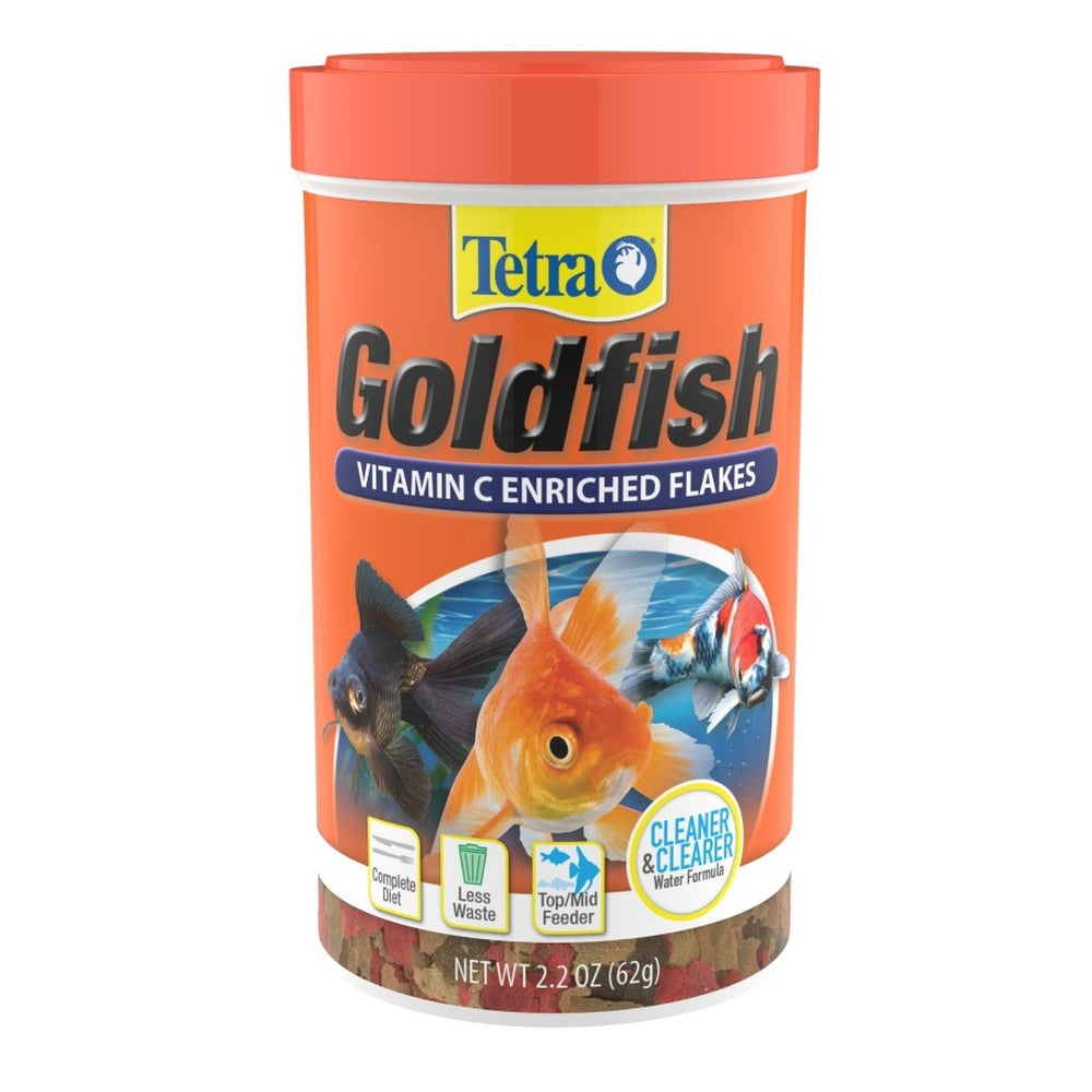 Tetra TetraFin Goldfish Flakes Fish Food 1ea/2.2 oz Aquatic Diet Tetra