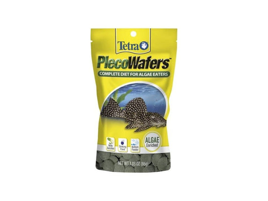 Tetra PlecoWafers Vegetable Diet Fish Food 1ea/3.03 oz Tetra