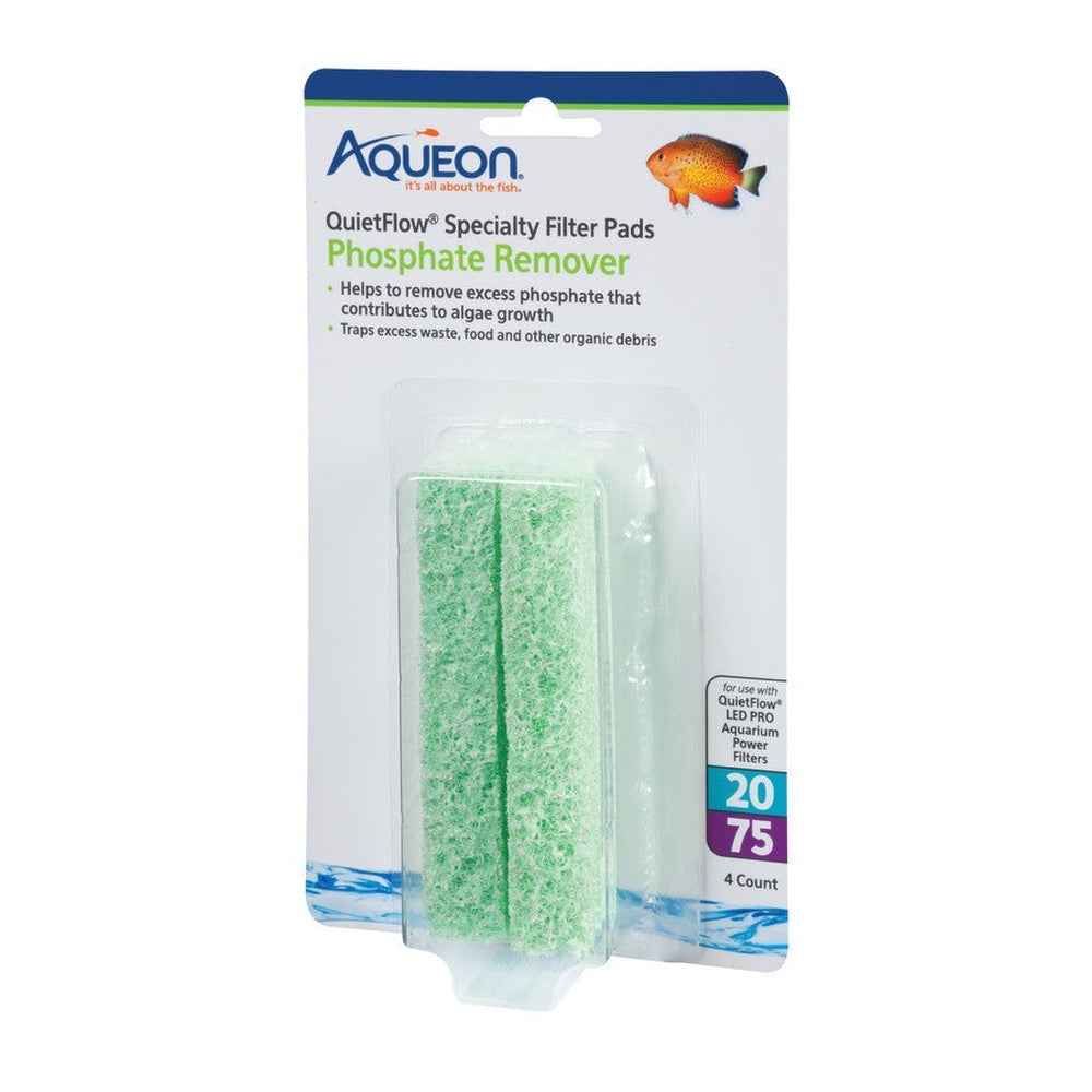 Aqueon QuietFlow Specialty Filter Pads Phosphate Remover 20/75 Animals & Pet Supplies > Pet Supplies > Fish Supplies Aqueon