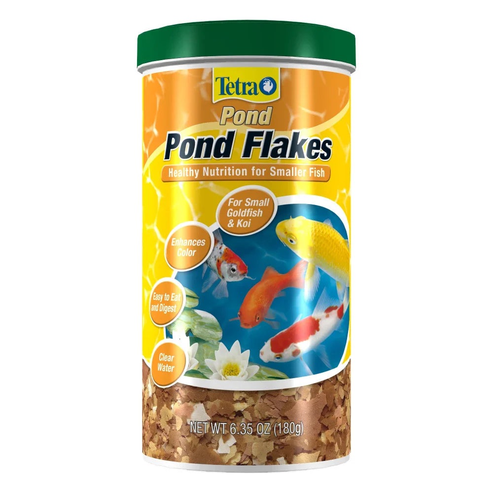 Tetra Pond Flakes Small Fish Food, 6.35oz Fish Supplies Tetra